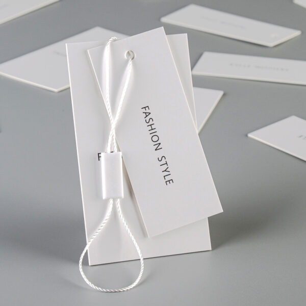 coated paper hang tag