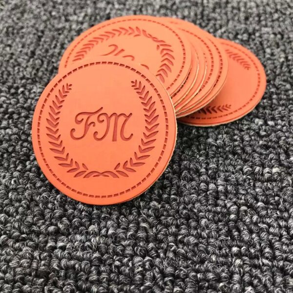 custom pu leather patch