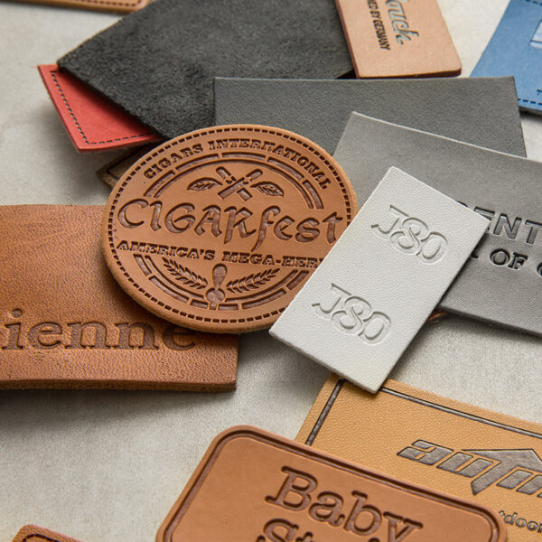custom pu leather patch